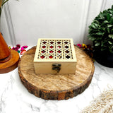 Rattan Jali Box Square