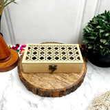 Rattan Jali Box Rectangle