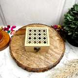 Rattan Jali Box Square