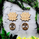 Lotus With Hanging Shubh Labh Sohn Diwali Decor