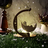 Snow Globe Tea Light Candle Holder