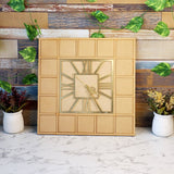 Square  Tiled Clock