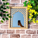 Rajwadi Damask Jali Jharokha Mirror Jhalak