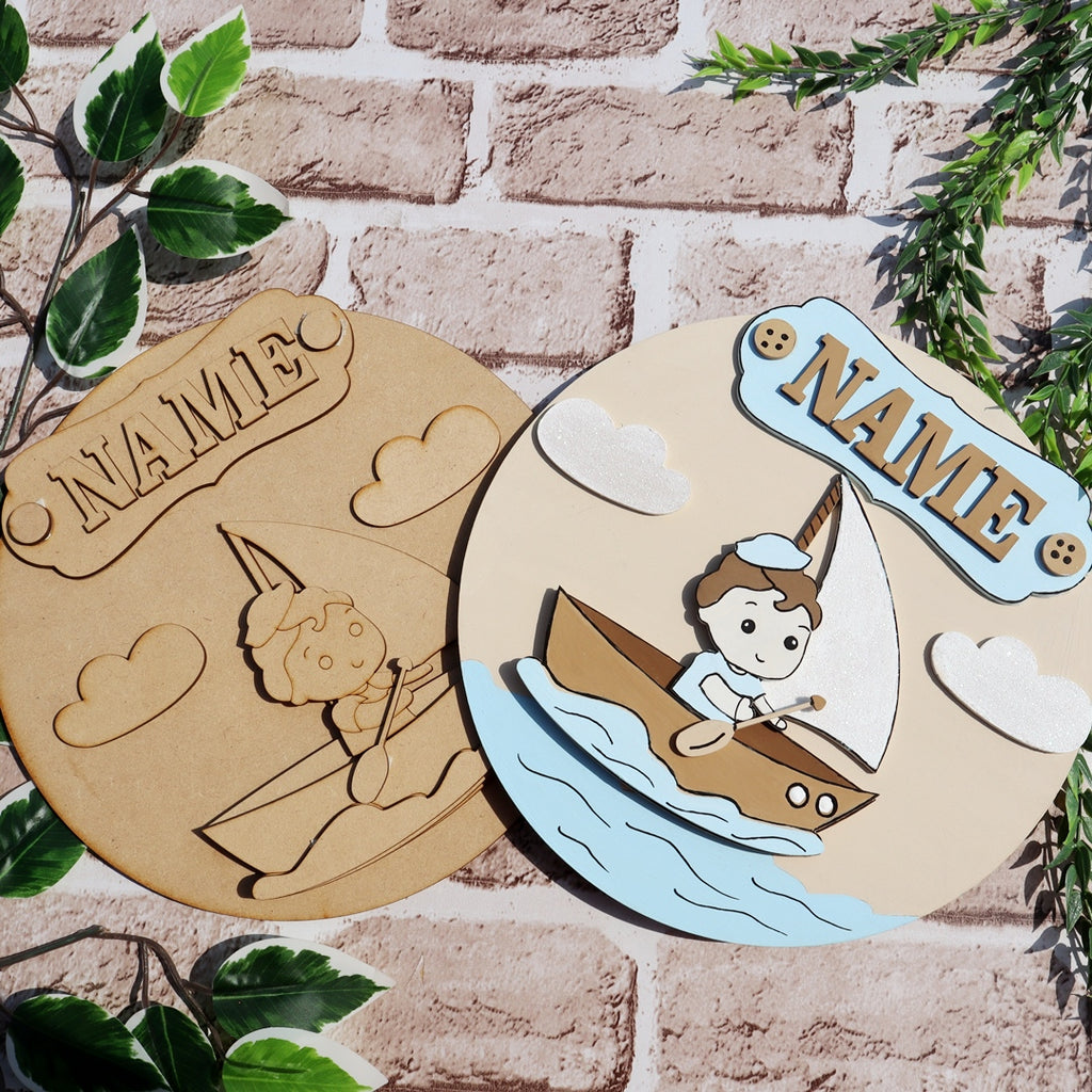 DIY Kits for Kids Room Sailing To The Sea