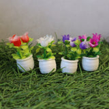 Miniature Flower Pot Vase with Flowers A