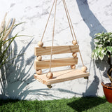 Natural Pinewood Mini Swing - Nature's Nook