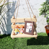 Natural Pinewood Mini Swing - Nature's Nook