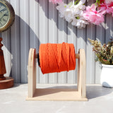 Tissue Roll Macrame Spool Thread and Wool Roll Holder