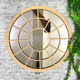 Farm House Country House Style Round Mirror A