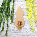 Antique Hand Carved Wood Log Wall Panel Pattern A