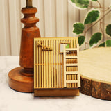 Miniature Shelf Magnet with Stripped Background