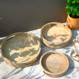 Circle Wooden Tray