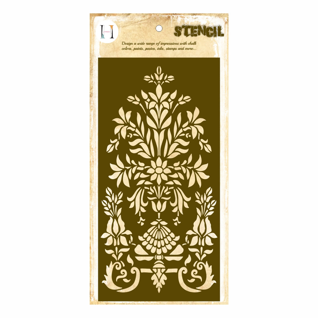 Victorian Motif Stencil A