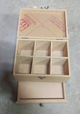 6 Partition Box with Drawer