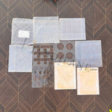 Stencil Bundle 6x6 inches