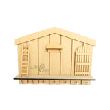 Planked Hut Keyholder Set 1