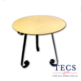 Round Table with Metal  Stand -1