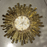 Tied Ribbon Metallic Acrylic Clock Wall Decor (Free Shipping)