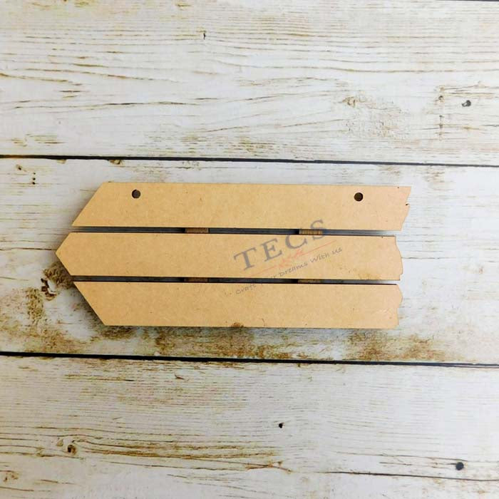 Mini Stripped Arrow Plank