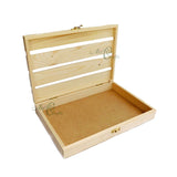 Natural Pine Wood Strip Box ---2