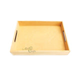 Flat Handle Square Tray