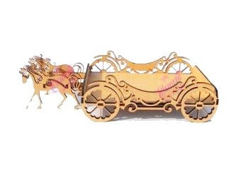 Horse Carriage Basket Small