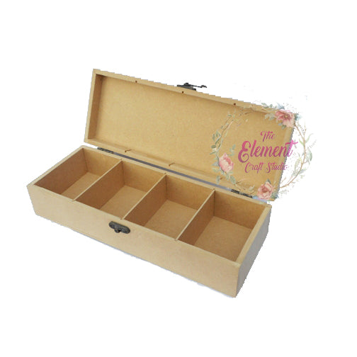 mdf box with four partition