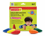 Child Grip Crayon Set Of 5 Shades