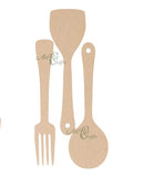 Cutlery Set for Decoupage 6mm