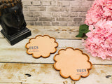 Flower Coasters With Borders (Style 1)