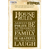 House Rules Stencil