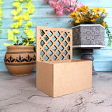 Trellis Table and Hanging Planter