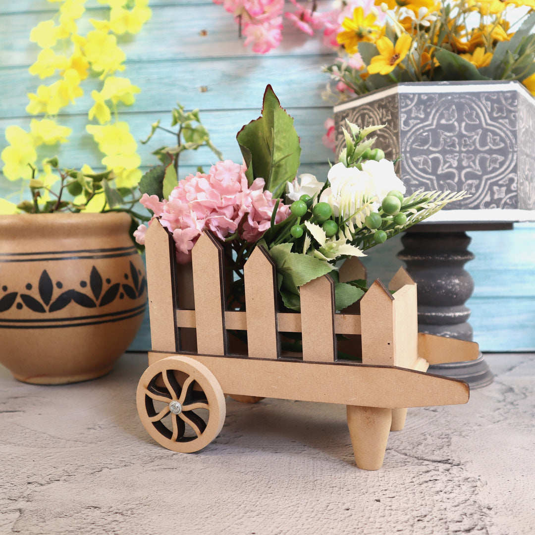 Flower Cart with Moving Wheels