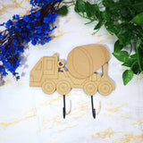 Construction Toy Truck Metal Key Holder for Kids