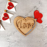 Valentine Love Heart Fridge Magnet