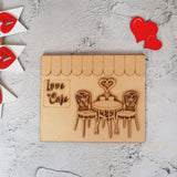 Valentine Love Cafe Plank
