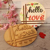 Valentine Hello Love Plank