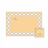 Cutwork Placemat and Coaster Set--10