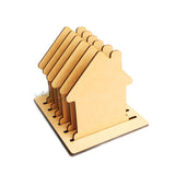 Hut Coasters with Stand