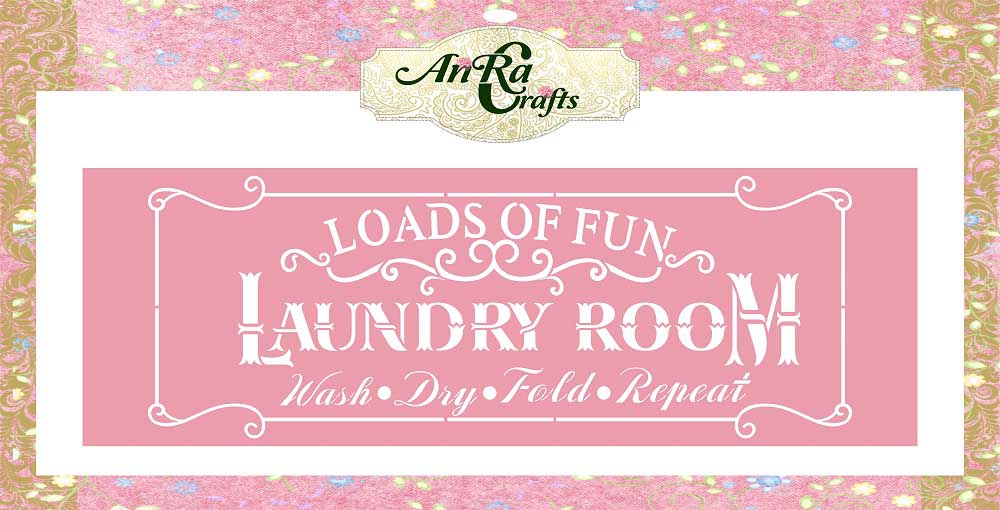 Laundry Room Stencil Handilane