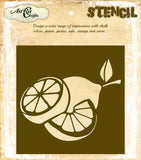 Lemon Slices Stencil