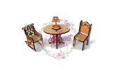 Miniatures  Victorian Coffee Table Set
