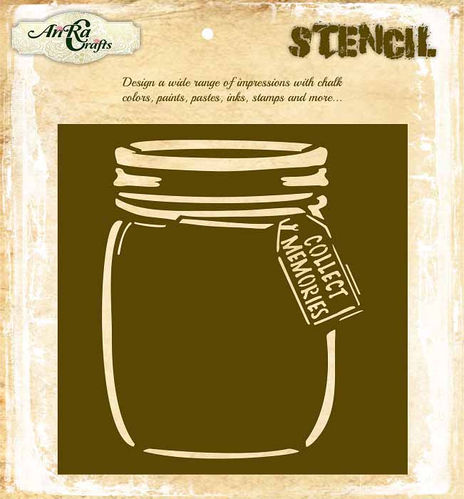 Mason Jar Stencil Handilane