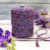 Multi color Macrame Roll 2 Twisted 3mm