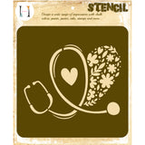 Doctor's Heart Stencil