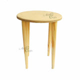 Nordic Style Wooden Round Stool