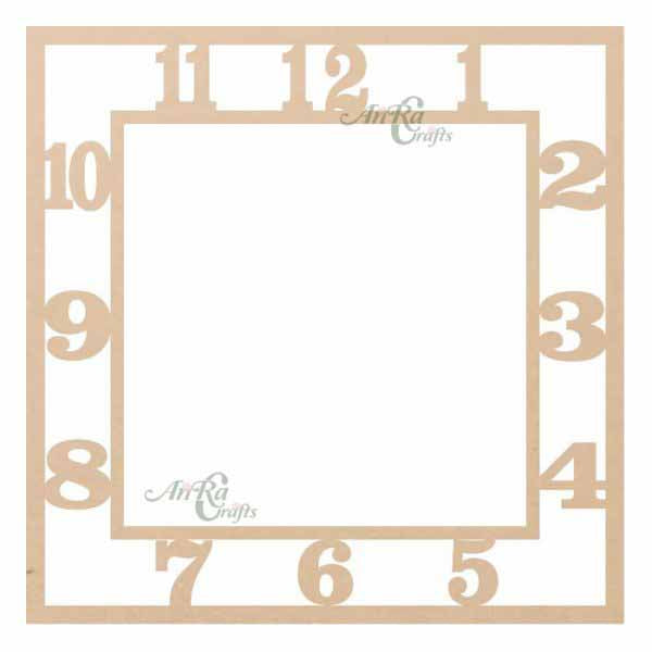 square number dial cutout