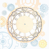 Ornate Circle Clock Base