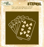 Playing Card Stencil