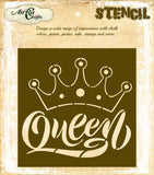 Queen Crown Stencil